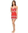 Wacoal Embrace Lace Chemise In Tango Red/coral Blush