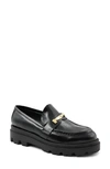 Bruno Magli Lapo Platform Loafer In Black