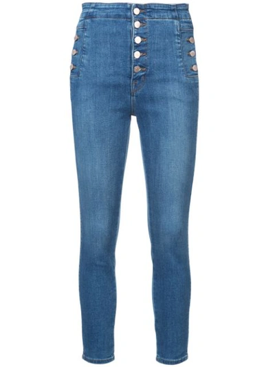 J Brand Natasha Sky High Cropped Skinny Jeans In Lovesick