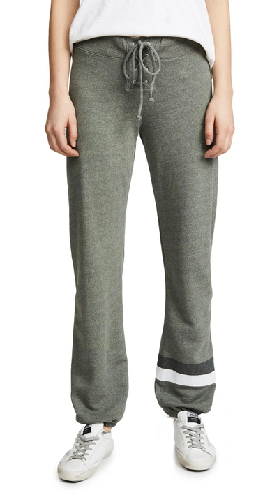 Sundry Lace Up Sweatpants In Cactus