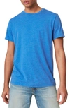 Lucky Brand Burnout Short Sleeve Crew Neck T-shirt In Pacific Coast