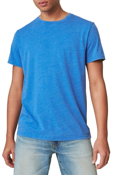 Lucky Brand Burnout Short Sleeve Crew Neck T-shirt In Blue Lolite
