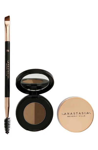 Anastasia Beverly Hills Fluffy & Fuller Looking Brow Set Usd $53 Value In Medium Brown