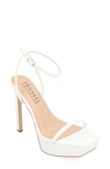 Journee Collection Tru Comfort Foam Telilah Strappy Platform Sandal In White