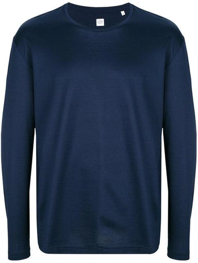 E. Tautz Long-sleeved Top In Blue