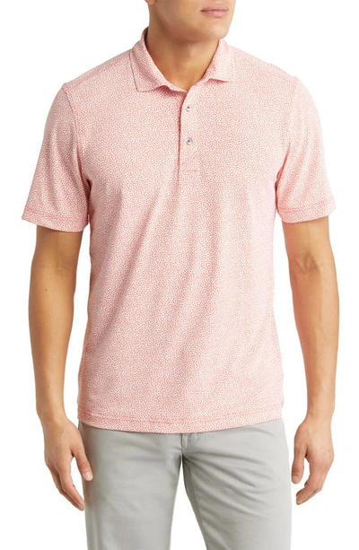 Cutter & Buck Virtue Ecopique Botanical Polo In College Orange