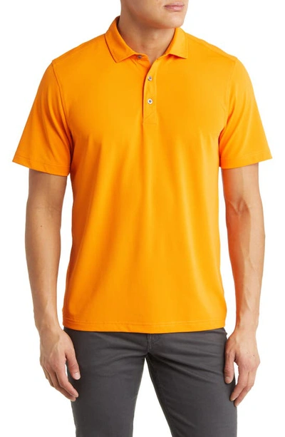 Cutter & Buck Virtue Eco Piqué Recycled Blend Polo In Orange Burst