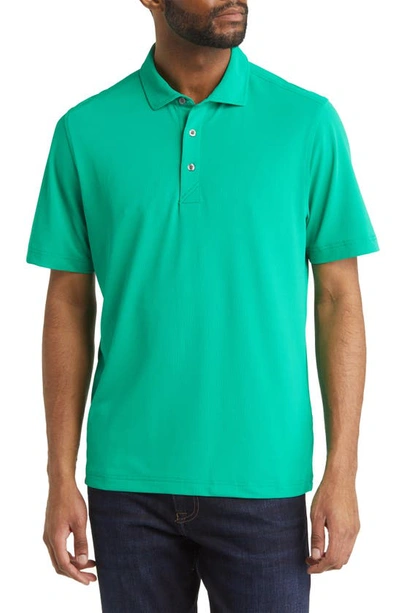 Cutter & Buck Virtue Piqué Recycled Blend Polo In Kelly Green