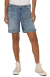 Liverpool Los Angeles Marley Cuffed Girlfriend Denim Shorts In Lemoyne