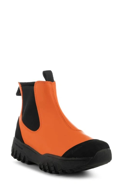 Woden Magda Track Waterproof Boot In 860 Pumpkin