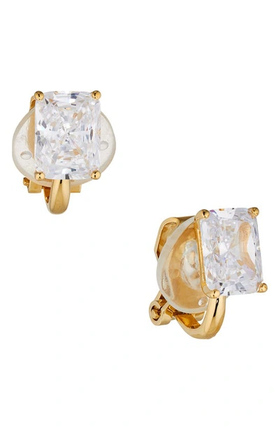 Nadri Modern Love Clip-on Earrings In Gold