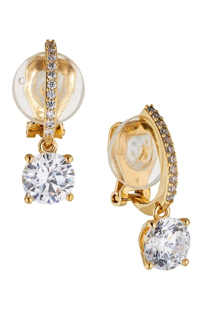Nadri Modern Love Clip-on Earrings In Gold