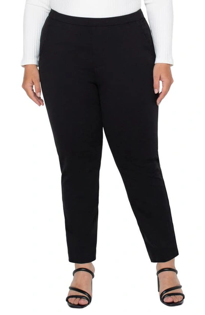 Liverpool Kayla Pull-on Ponte Trousers In Black