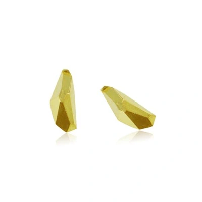 Karolina Bik Jewellery Geometry Earrings Gold