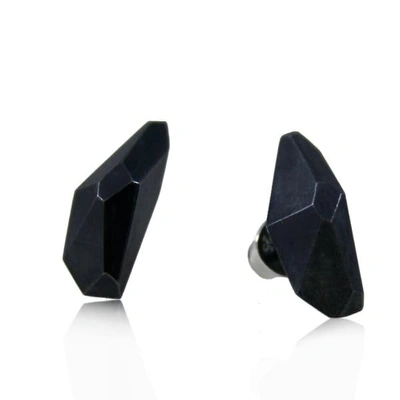 Karolina Bik Jewellery Geometry Earrings Black