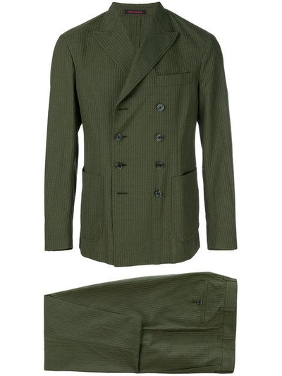 The Gigi Straight-fit Button Up Jacket In Green