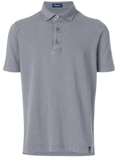 Drumohr Classic Polo Shirt - Grey