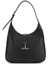 Tom Ford Logo Strap Shoulder Bag In Black