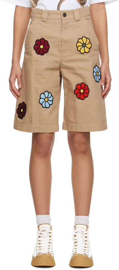 Moncler Genius X Jw Anderson Embroidered Shorts In 236