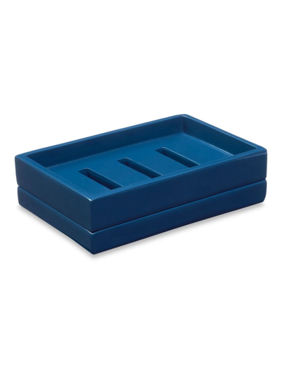 Jonathan Adler Lacquer Soap Dish In Navy