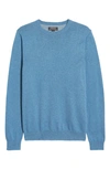 Nordstrom Cotton & Cashmere Crewneck Sweater In Blue Captain
