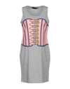 Love Moschino Short Dress In Light Grey
