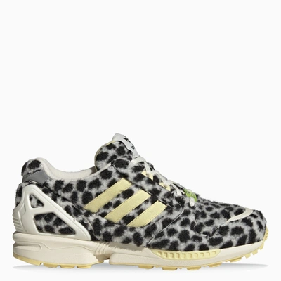 Adidas Originals Leopard Print Zx 8020 Low Sneakers In Multicolor