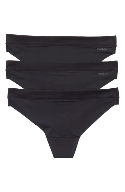 Dkny Fusion Thong In Black