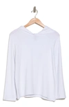 Go Couture Dolman Pullover Sweatshirt In Ivory Print 1