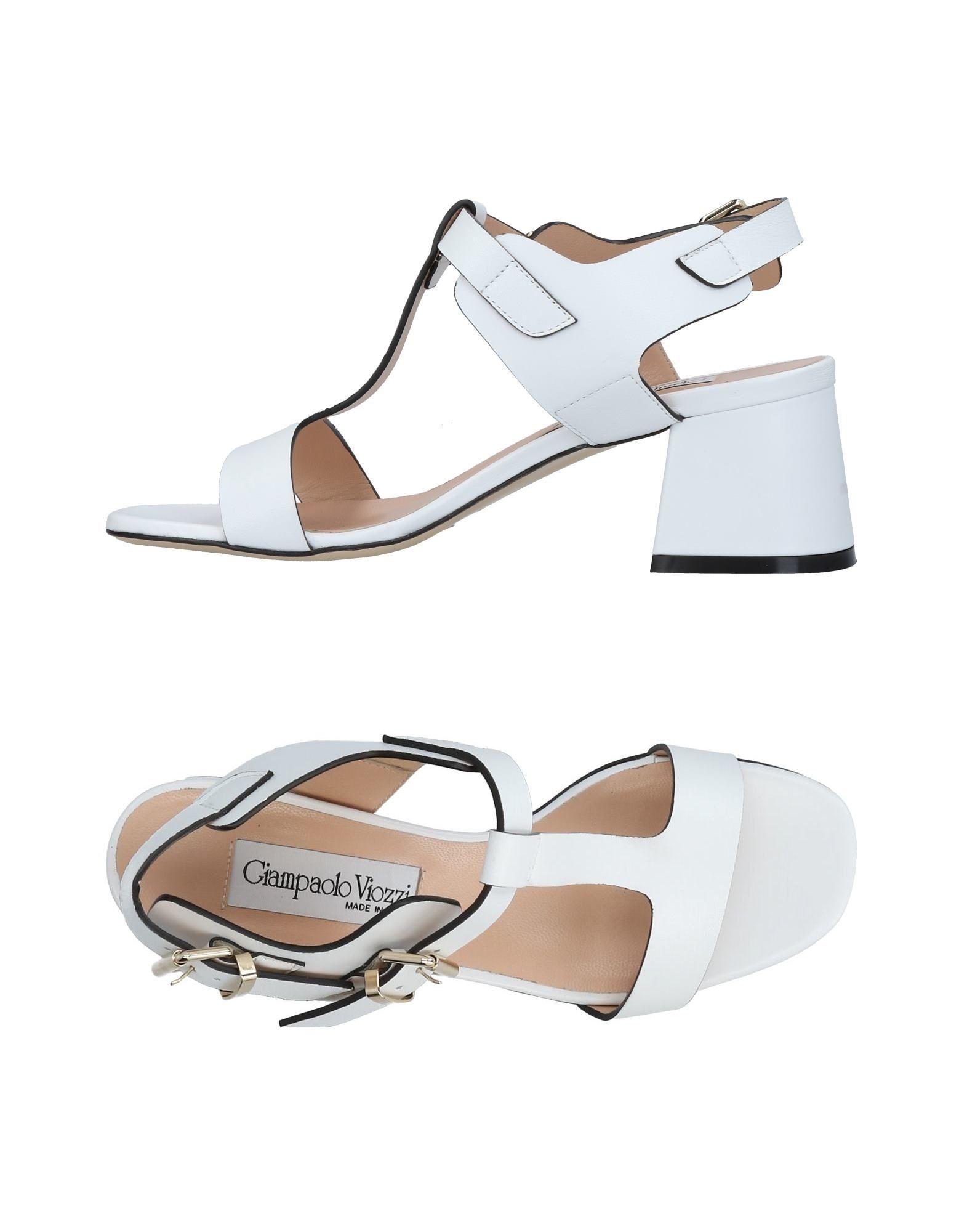 Giampaolo Viozzi Sandals In White | ModeSens
