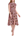 Alexia Admor Lily Midi Dress In Brown Floral
