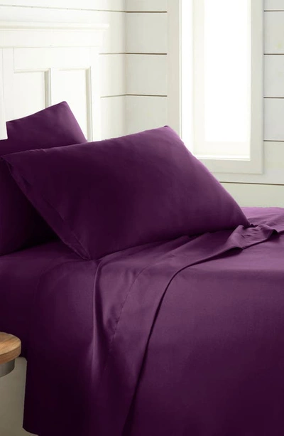 Southshore Fine Linens Classic Soft & Comfortable Brushed Microfiber Sheet Set In Purple