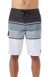 O'neill Lennox Stripe Board Shorts In White