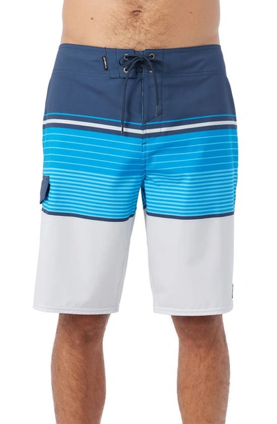 O'neill Lennox Stripe Board Shorts In Navy