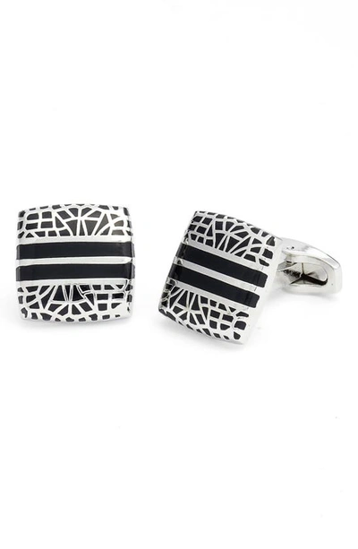 Clifton Wilson Hendry Geo Cuff Links In Black