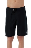 O'neill Kids' Hyperfreak Heat Solid Board Shorts In Black