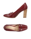 Tod's Loafers In Maroon