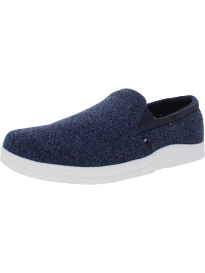 Ben Sherman Kyle Slip On Mens Knit Comfort Casual And Fashion Sneakers In Blue