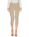 Ermanno Scervino Cropped Pants In Beige