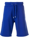 Kenzo Logo Print Bermuda Shorts In Blue
