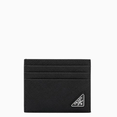 Prada Black Degrade Effect Credit Card Holder