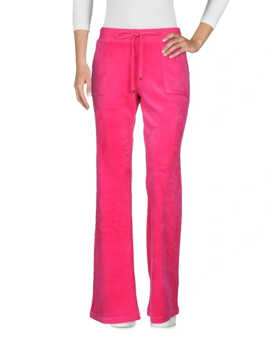 Juicy Couture Casual Pants In Fuchsia