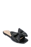 Journee Collection Tru Comfort Foam Fayre Bow Flat In Black