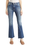 Ag Farrah High Waist Fray Hem Bootcut Jeans In 14 Years Picturesque