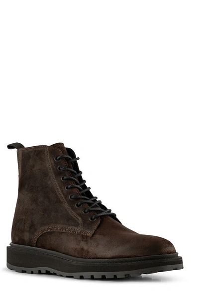 Shoe The Bear Kite Waxed Suede Boot In 130 Brown