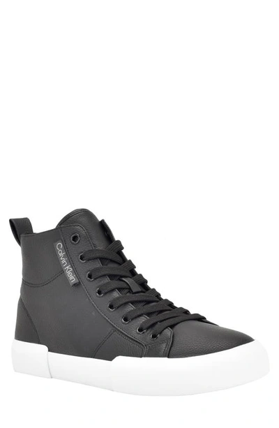 Calvin Klein Firmin High Top Sneaker In Black ModeSens