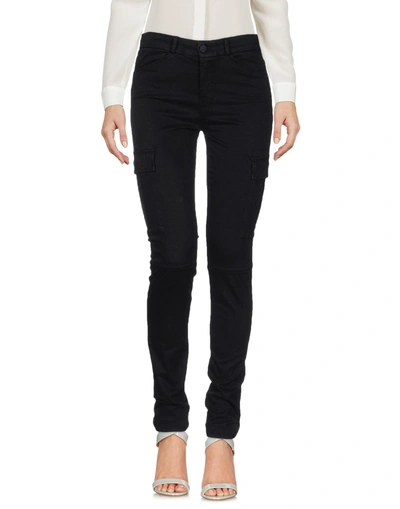 7 For All Mankind Casual Pants In Black