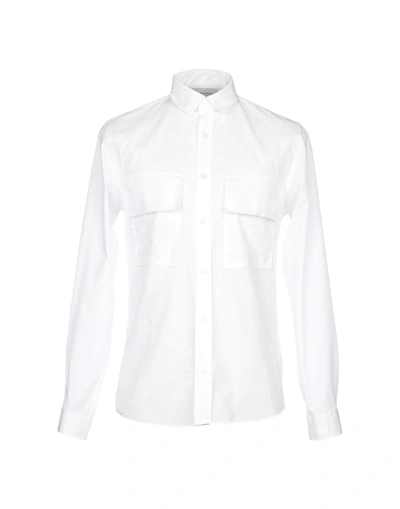 Public School Solid Color Shirt In White
