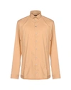 Patrizia Pepe Solid Color Shirt In Camel