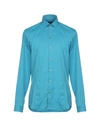 Patrizia Pepe Solid Color Shirt In Turquoise
